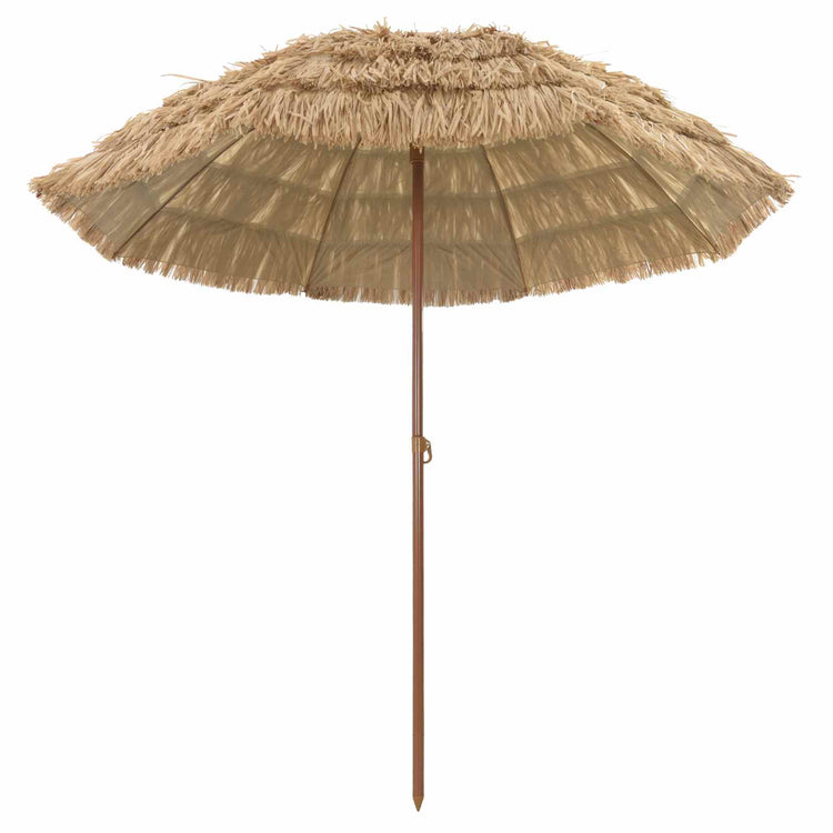Vidaxx Strandschirm Natur 255 x 255 x 255 cm Polyester und Stahl