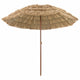 Vidaxx Strandschirm Natur 255 x 255 x 255 cm Polyester und Stahl