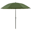 VidaXL Fischschirm Armeegelb 240 x 210 cm Oxford-Polyester