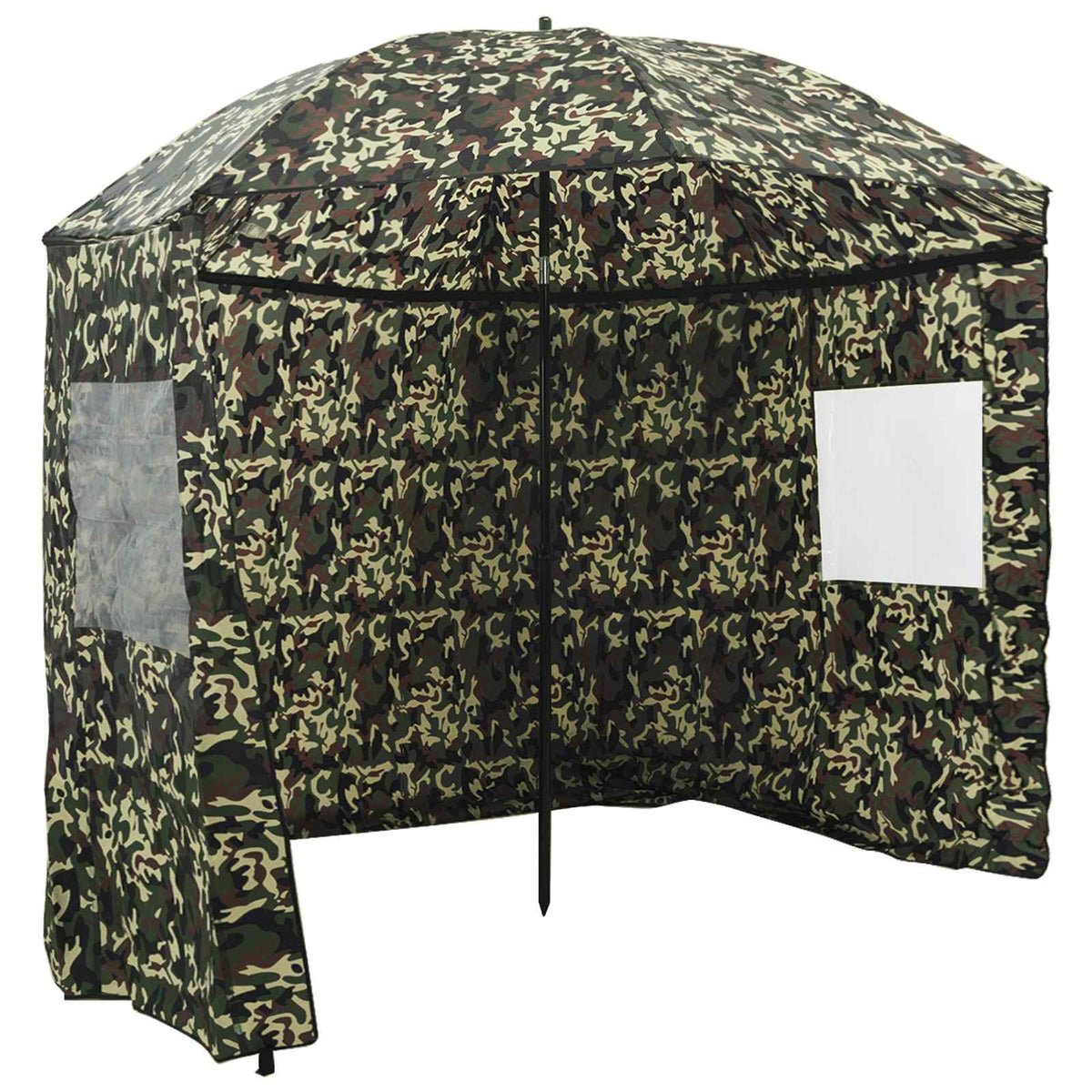 VidaXL Fischschirm Tarnung 220 x 193 cm Oxford-Polyester