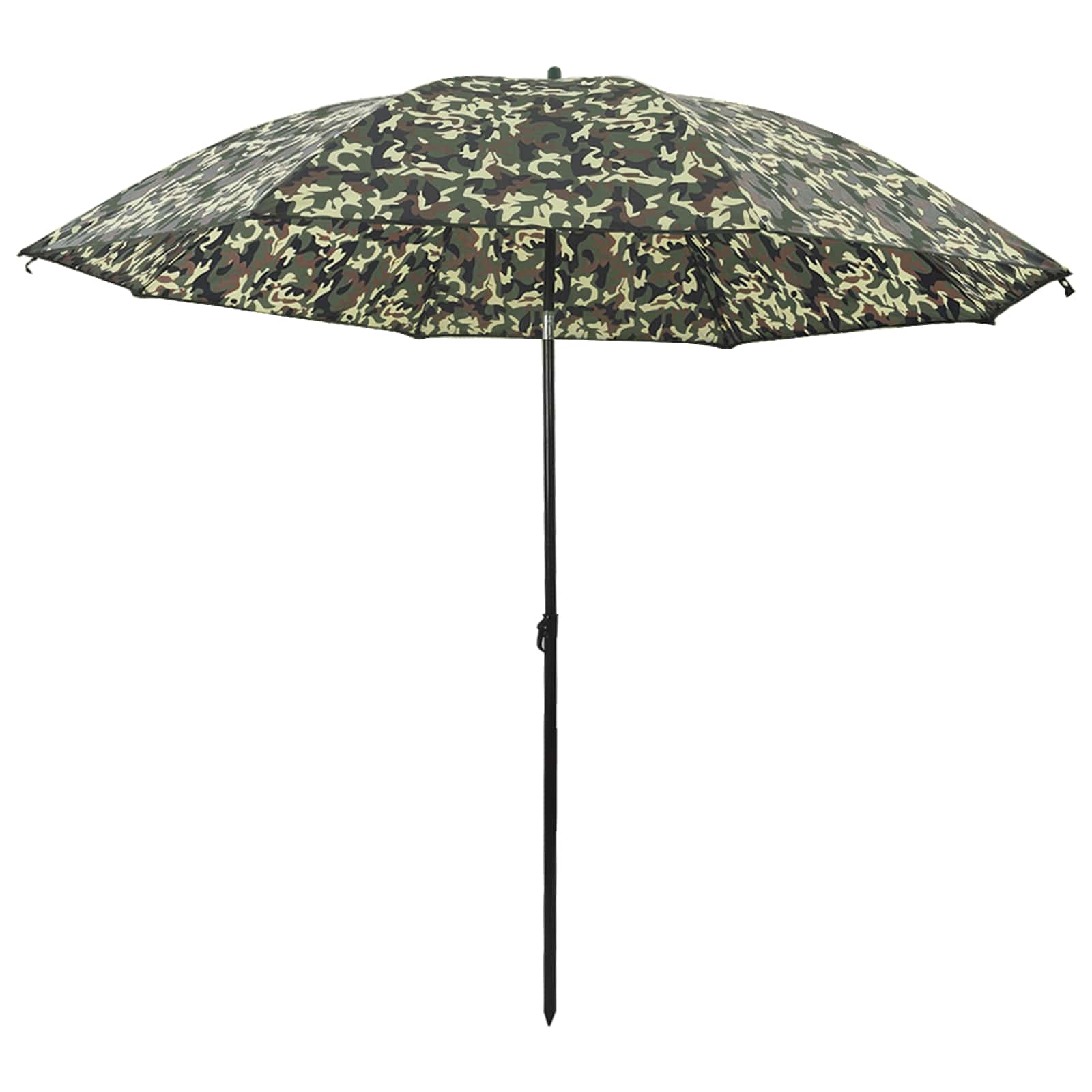 VidaXL Fischschirm Tarnung 220 x 193 cm Oxford-Polyester