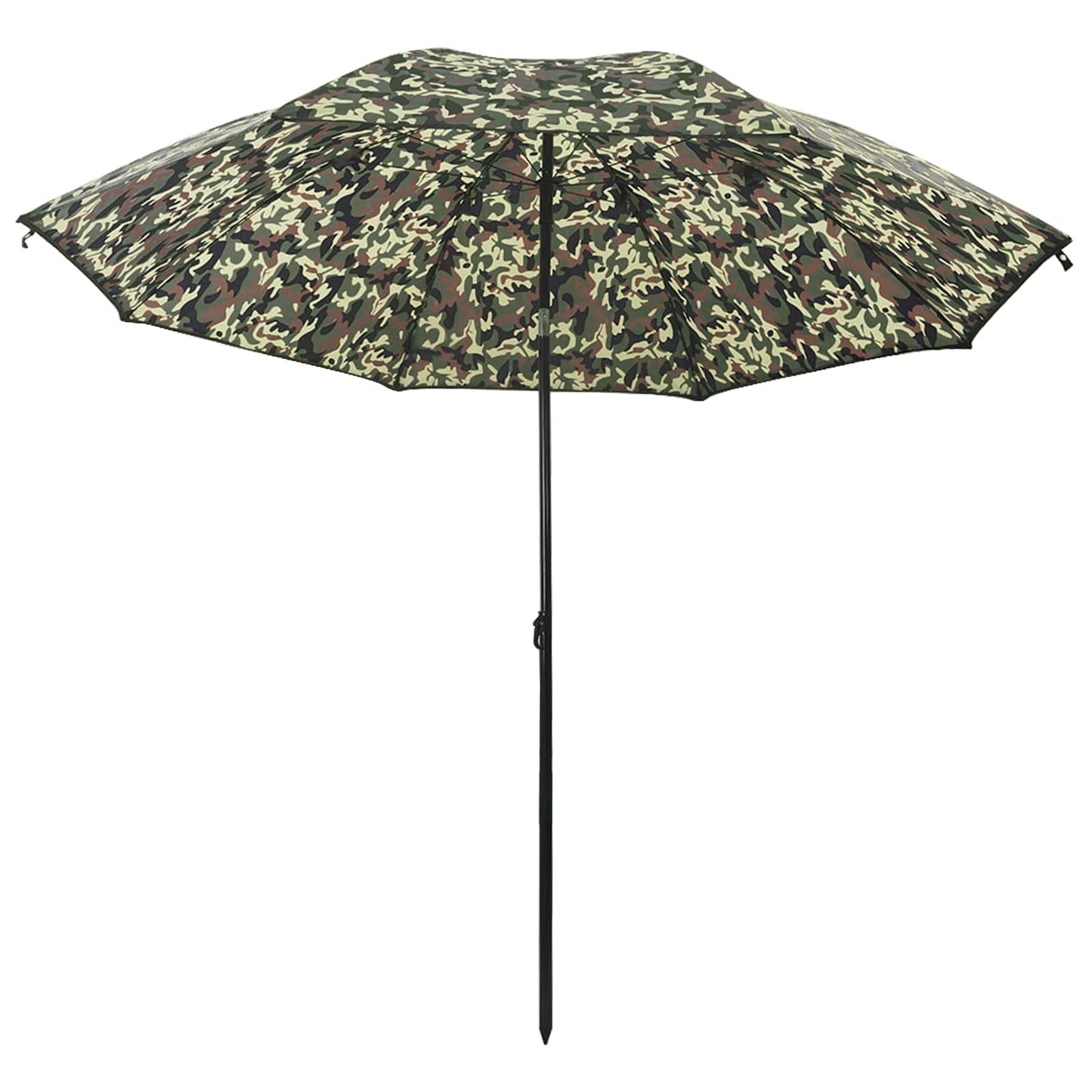 VidaXL Fischschirm Tarnung 220 x 193 cm Oxford-Polyester