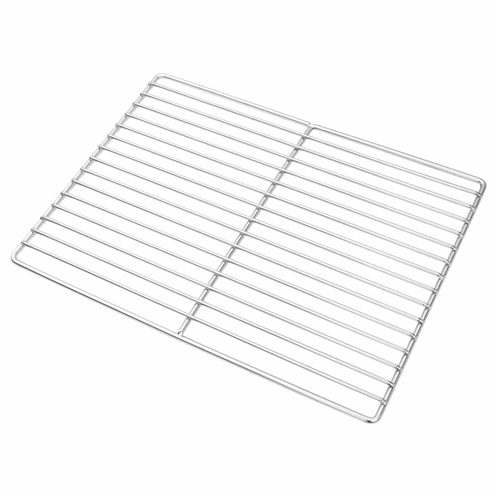Vidaxx Grillrost Silber 40 x 30 cm Edelstahl