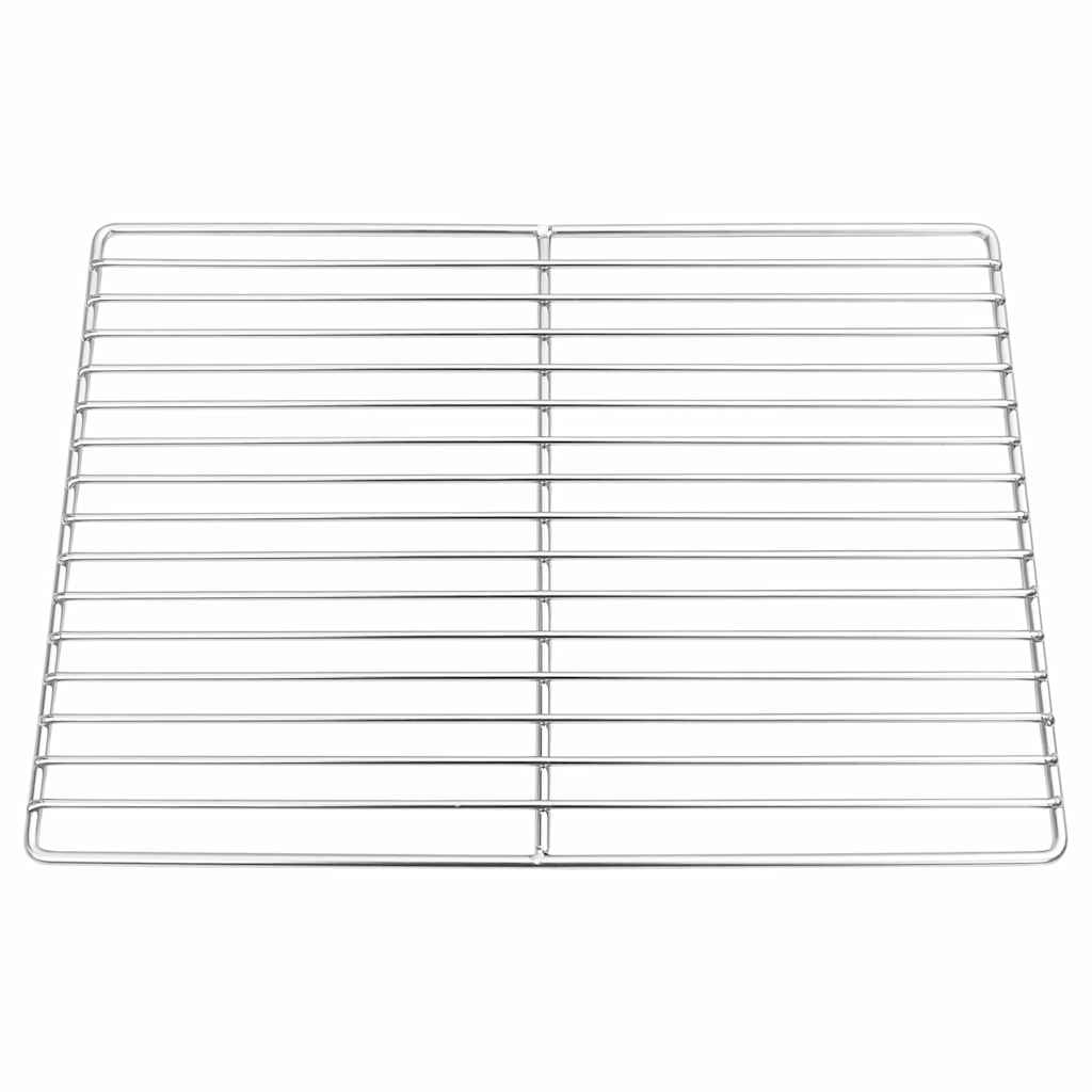 Vidaxx Grillrost Silber 40 x 30 cm Edelstahl