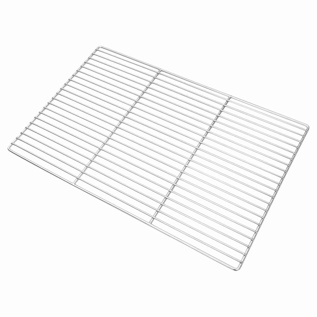 Vidaxx Grillrost Silber 60 x 40 cm Edelstahl