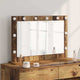 Vidaxx Schminkspiegel rechteckig mit Spiegel Altholz 80 x 55 x 18 cm