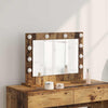 Vidaxx Schminkspiegel rechteckig mit Spiegel Altholz 60 x 45 x 18 cm