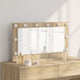 Vidaxx Schminkspiegel rechteckig Sonoma-Eiche 80 x 45 x 18 cm