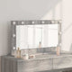 Vidaxx Schminkspiegel rechteckig grau sonoma 80 x 45 x 18 cm