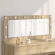 Vidaxx Schminkspiegel rechteckig Sonoma-Eiche 100 x 45 x 18 cm