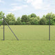 Vidaxl Zaunpfosten grau 10 x 1 m (36 mm Maschenweite) Stahl und PVC