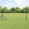 Vidaxl Zaunpfosten grau 50 x 0,6 m (50 mm Maschenweite) Stahl und PVC