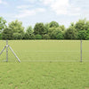 Vidaxl Zaunpfahl Silber 10 x 0,6 m (50 mm Maschenweite) Stahl