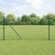 Vidaxl Zaunpfahl grün 10 x 1,2 m (13 mm Maschenweite) Stahl und PVC