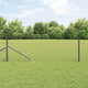 Vidaxl Zaunpfosten grau 25 x 0,4 m (25 mm Maschenweite) Stahl und PVC