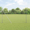 Vidaxl Zaunpfahl Silber 10 x 1,5 m (50 mm Maschenweite) Stahl