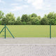 Vidaxl Zaunpfahl grün 10 x 0,6 m (50 mm Maschenweite) Stahl und PVC