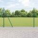 Vidaxl Zaunpfahl grün 10 x 1,4 m (50 mm Maschenweite) Stahl und PVC