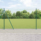 Vidaxl Zaunpfahl grün 10 x 1,5 m (36 mm Maschenweite) Stahl und PVC