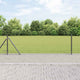 Vidaxl Zaunpfosten grau 25 x 0,6 m (25 mm Maschenweite) Stahl und PVC
