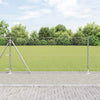 Vidaxl Zaunpfahl Silber 25 x 1 m (50 mm Maschenweite) Stahl