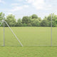 Vidaxl Zaunpfahl Silber 10 x 1,6 m (25 x 25 mm Maschenweite) Stahl