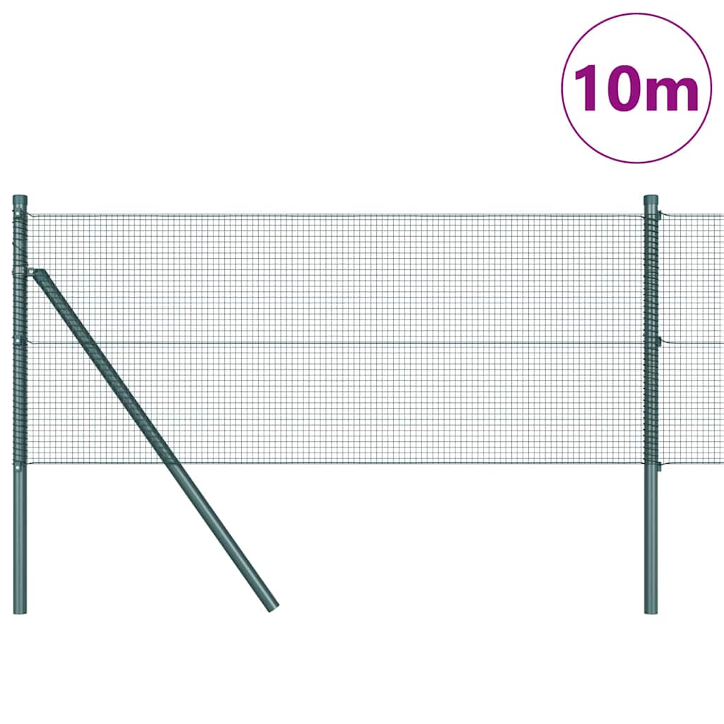 Vidaxl Zaunpfahl grün 10 x 0,4 m (12 x 12 mm Maschenweite)