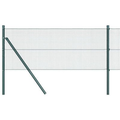 Vidaxl Zaunpfahl grün 10 x 0,5 m (16 x 16 mm Maschenweite) Stahl
