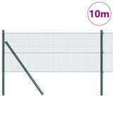 Vidaxl Zaunpfahl grün 10 x 0,5 m (16 x 16 mm Maschenweite) Stahl - afbeelding 3