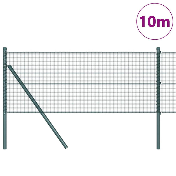 Vidaxl Zaunpfahl grün 10 x 0,6 m (12 x 12 mm Maschenweite)