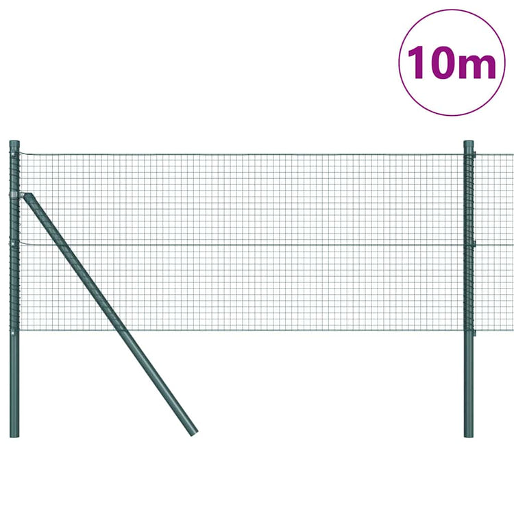 Vidaxl Zaunpfahl grün 10 x 0,6 m (19 x 19 mm Maschenweite)