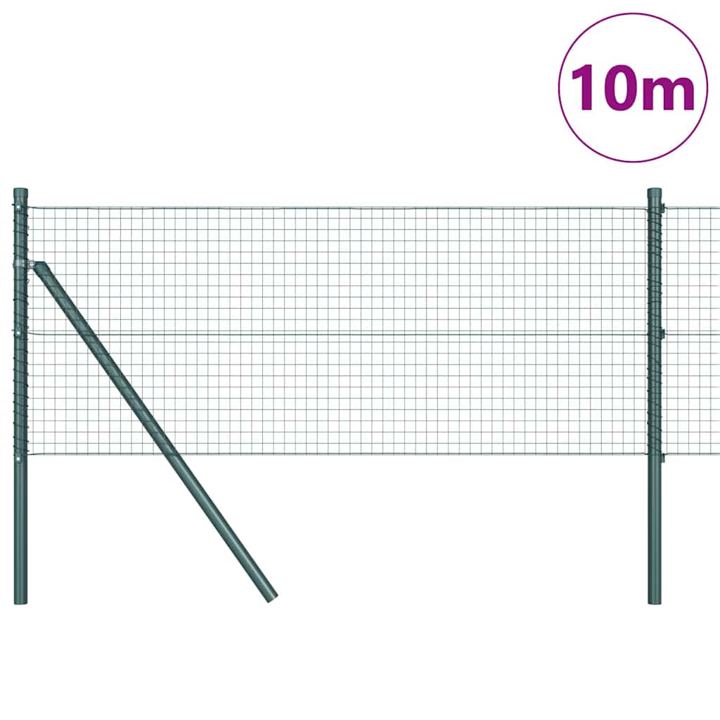Vidaxl Zaunpfahl grün 10 x 0,6 m (25 x 25 mm Maschenweite)