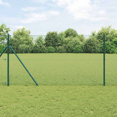 Vidaxl Zaunpfahl grün 10 x 1 m (19 x 19 mm Maschenweite) Stahl
