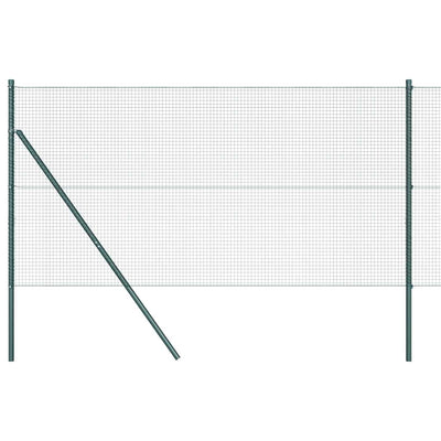 Vidaxl Zaunpfahl grün 10 x 1 m (19 x 19 mm Maschenweite) Stahl
