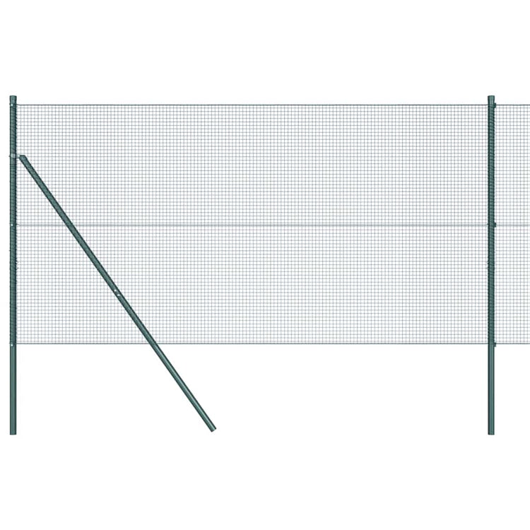 Vidaxl Zaunpfahl grün 10 x 1,2 m (16 x 16 mm Maschenweite)