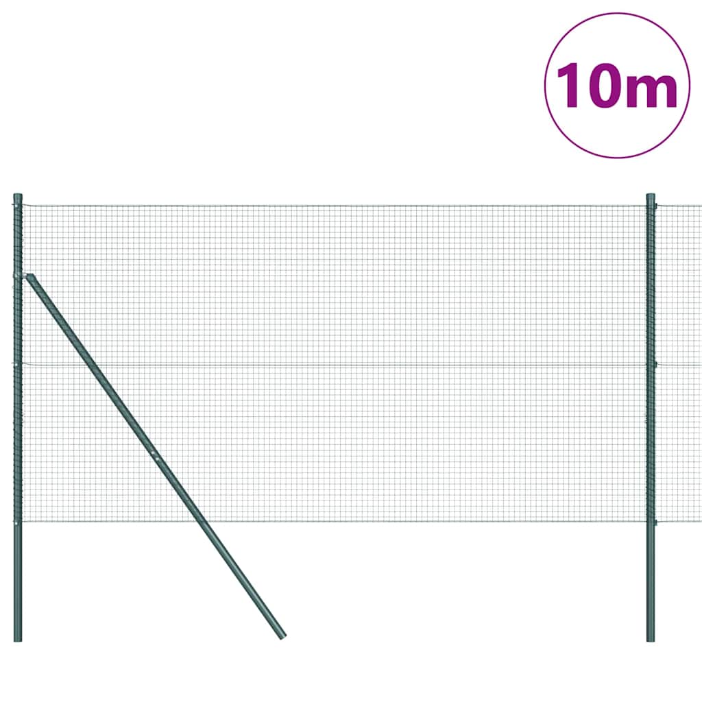 Vidaxl Zaunpfahl grün 10 x 1,2 m (19 x 19 mm Maschenweite)