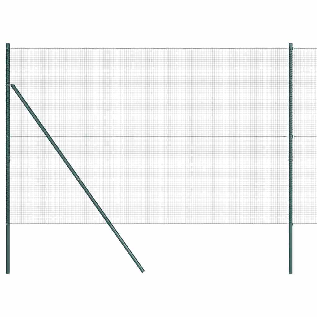 Vidaxl Zaunpfahl grün 10 x 1,5 m (16 x 16 mm Maschenweite)