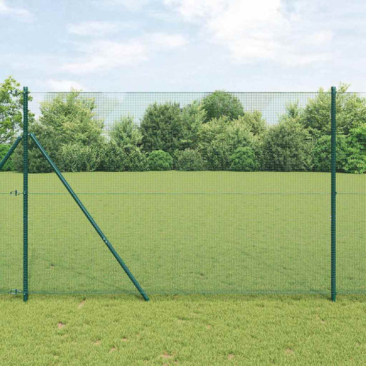 Vidaxl Zaunpfahl grün 10 x 1,6 m (12 x 12 mm Maschenweite)