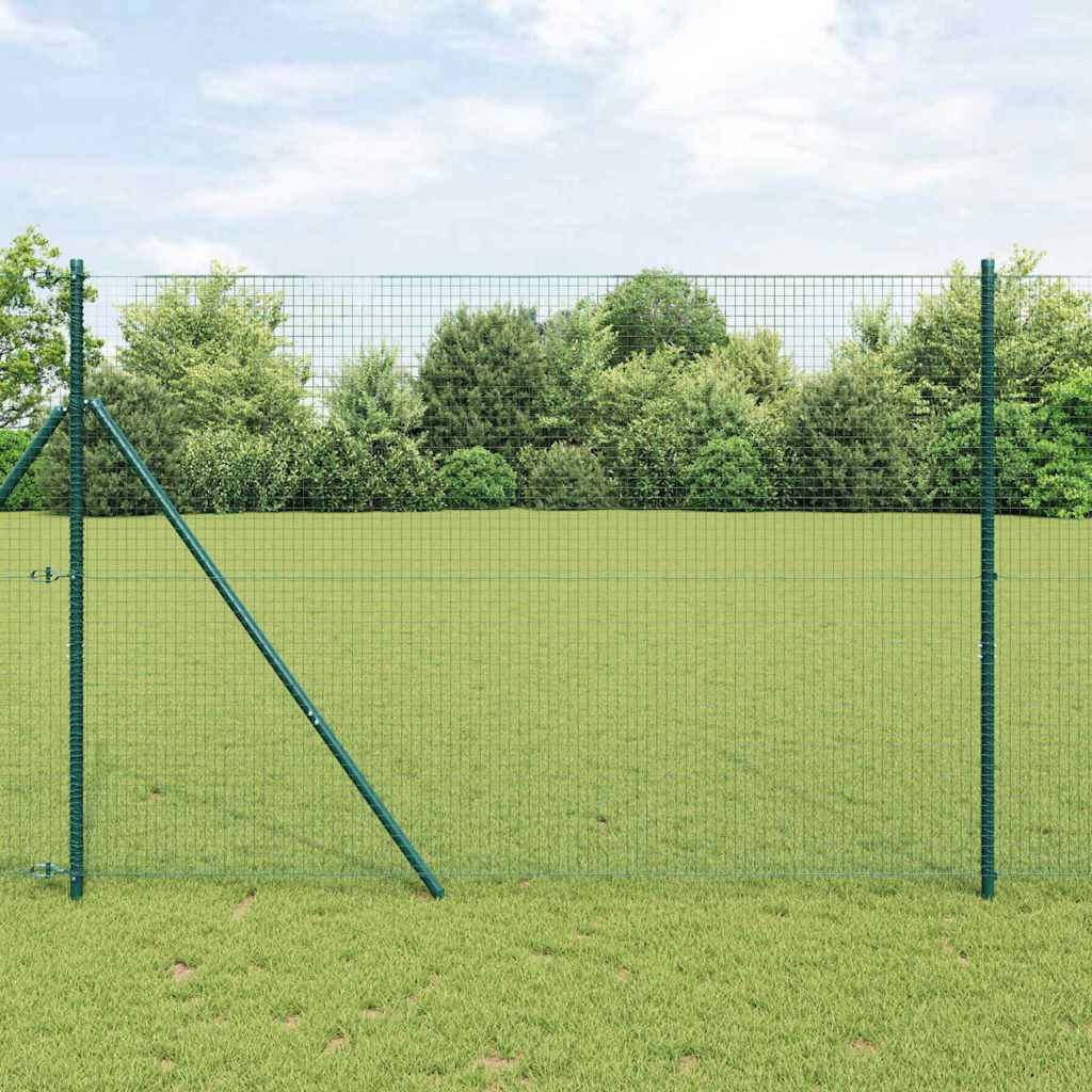 Vidaxl Zaunpfahl grün 10 x 1,6 m (25 x 25 mm Maschenweite)