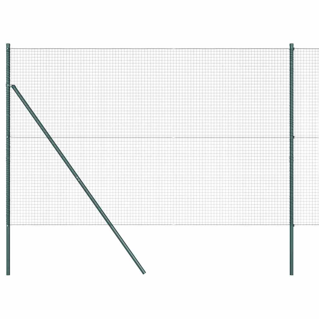 Vidaxl Zaunpfahl grün 10 x 1,6 m (25 x 25 mm Maschenweite)