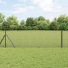 Vidaxl Zaunpfahl grau 10 x 0,5 m (12 x 12 mm Maschenweite) Stahl
