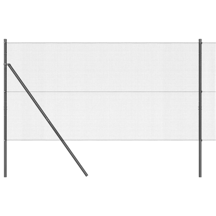 Vidaxl Zaunpfahl grau 10 x 1,4 m (12 x 12 mm Maschenweite)