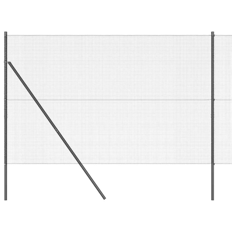 Vidaxl Zaunpfahl grau 10 x 1,5 m (16 x 16 mm Maschenweite)