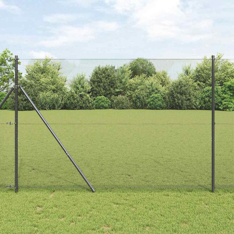 Vidaxl Zaunpfahl grau 10 x 1,6 m (12 x 12 mm Maschenweite)