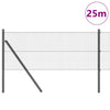 Vidaxl Zaunpfahl grau 25 x 0,6 m (16 x 16 mm Maschenweite)