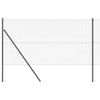 Vidaxl Zaunpfosten grau 25 x 1 m (25 x 25 mm Maschenweite) Stahl