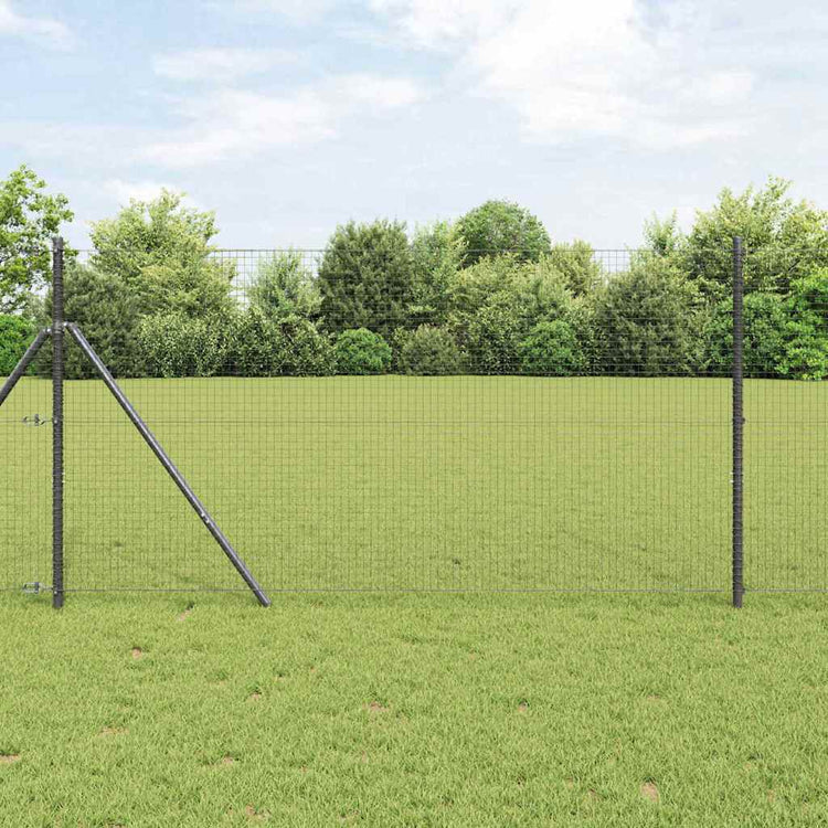 Vidaxl Zaunpfahl grau 25 x 1,2 m (25 x 25 mm Maschenweite)