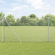 Vidaxl Zaunpfahl Silber 10 x 1,5 m (16 x 16 mm Maschenweite) Stahl