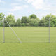 Vidaxl Zaunpfahl Silber 10 x 1,5 m (25 x 25 mm Maschenweite) Stahl
