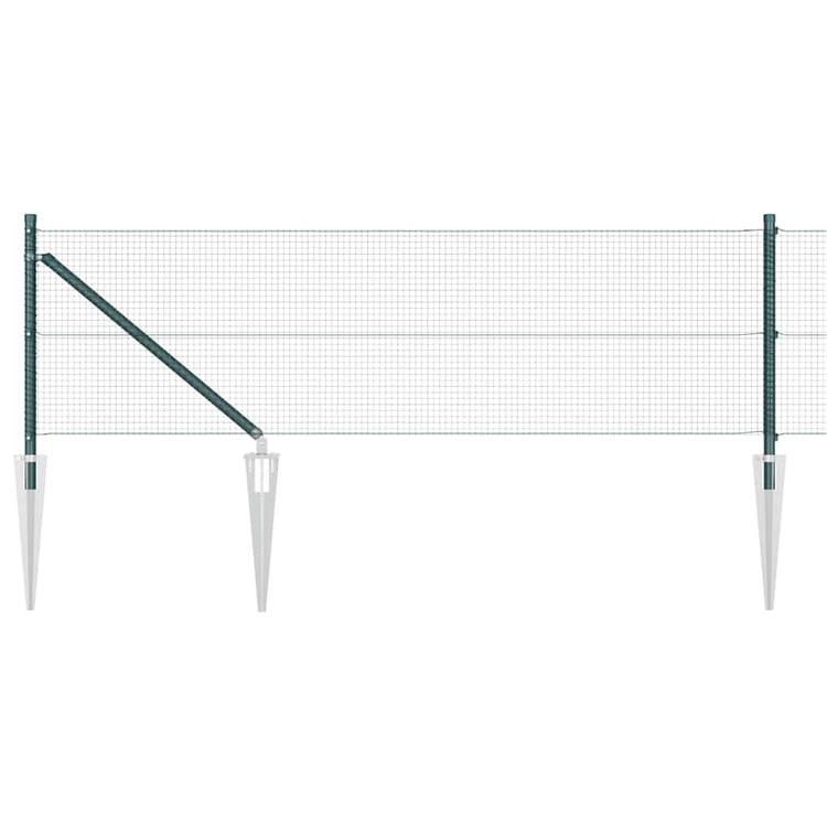 Vidaxl Zaunpfahl grün 10 x 0,4 m (16 x 16 mm Maschenweite)